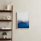 "Mirage" - Art Print in Navy by Karen Kardatzke - In a Room