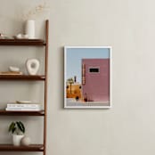 "Desert Oasis" - Art Print in Desert Blue by Kaitlin Rebesco - In a Room