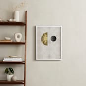 "The Alignment" - Art Print in Vintage Gold by Faiza Khan - In a Room