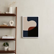 "Come Together" - Art Print in navy by Kimberly Young - In a Room
