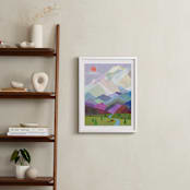 "Denali, Alaska" - Art Print in Majestic Purple by melanie mikecz - In a Room