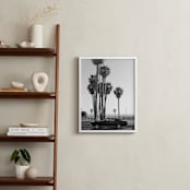 "Ocean Avenue" - Art Print in Black and White by Kaitlin Rebesco - In a Room