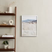 "White Canyon 2" - Art Print in Sand by Kamala Nahas - In a Room