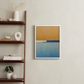 "Horizons II" - Art Print in Marigold by Sumak Studio - In a Room