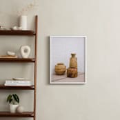 "Pottery II" - Art Print in Terracotta by Crystal Lynn Collins - In a Room