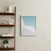 "Cycladic House I" - Art Print in Limestone by Tania Medeiros - In a Room