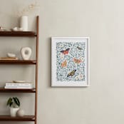 "Secret Garden" - Art Print in Leaf by Britt Mills - In a Room