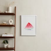 "Slice of Summer" - Art Print in Melon by Lindsay Megahed - In a Room