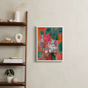 "Abstract Painting_7" - Art Print in orange by Ramoncita - In a Room