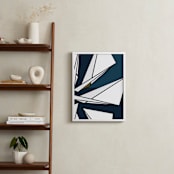 "FACETED FIRE SIGNS - ARIES" - Art Print in Starry Night by Linda Misiura - In a Room