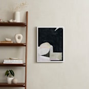 "Construct 4 " - Art Print in Neutrals with hints of color by Ashleigh Ninos - In a Room
