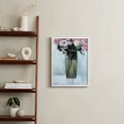"Pink Flowers" - Art Print in Sweet Pink by Hadas Tal - In a Room