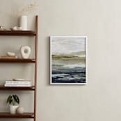 "Moving Horizons" - Art Print in Sage Green by Lara Eckerman - In a Room