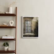 "Saint Germain Window" - Art Print in Rustic Beige by Anne Ciotola - In a Room