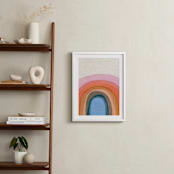 "Rainbow Hill" - Art Print in Rainbow by Carrie Moradi - In a Room
