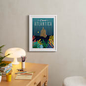 "Discover Atlantica" - Art Print in Deep Sea by Erica Krystek - In a Room