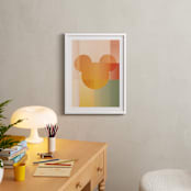 "Gradient Silhouette" - Art Print in Sunset by Baumbirdy - In a Room