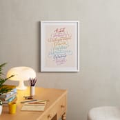 "Princess Traits" - Art Print in Tiara by Carolyn Kach - In a Room