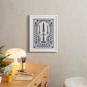 "Lumiere from Disney's Beauty And The Beast" - Art Print in Porcelain by Katharine Watson - In a Room