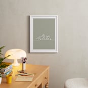 "The Trio from Disney's The Lion King" - Art Print in Sage by Britt Mills - In a Room