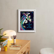 "Disney and Pixar Buzz Lightyear" - Art Print in Space by Katie Zimpel - In a Room