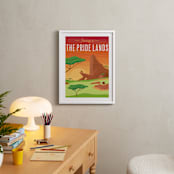 "Journey to the Disney's Pride Lands" - Art Print in sunset by Erica Krystek - In a Room
