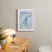"Disney's Cinderella Glass Slipper" - Art Print in Glass by Leah Bisch - In a Room