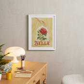 "Disney's Belle Rose" - Art Print in Golden by Leah Bisch - In a Room
