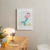 "sirens song" - Personalized Art Print in Bubblegum by peetie design - In a Room