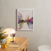 "Spread your wings" - Personalized Art Print in Tangerine by Karen Kardatzke - In a Room