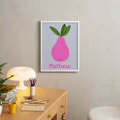 "My Fruity Family II" - Personalized Art Print in Candy by Marta Crea - In a Room