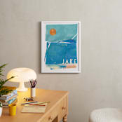 "Night Swim" - Personalized Art Print in Blue by sue prue - In a Room