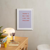 "The Present" - Art Print in Lavender Mist by Angela Garrick - In a Room