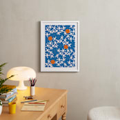 "Fun & Games III" - Art Print in Blue by Ampersand Design Studio - In a Room