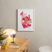 "summer tanagers" - Art Print in watermelon by Kiana Lee - In a Room