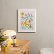 "Jungle" - Art Print in Melted milk by Igor - In a Room