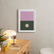 "3 Season Sport | Baseball" - Art Print in Olive by pacifica project - In a Room