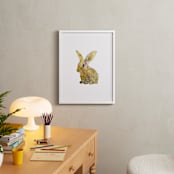 "The Country Bunny" - Art Print in Country Bunny by Michelle Waldie - In a Room