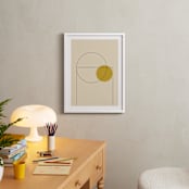 "Basketball" - Art Print in Neutral by Beth Vassalo - In a Room