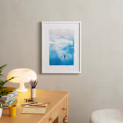"pure glass" - Art Print in Crystal Blue by Mary Cecelia - In a Room