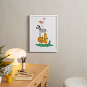 "Safari Stack" - Art Print in Jungle by Hudson meet Rose - In a Room