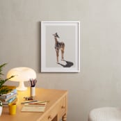 "Baby Giraffe" - Art Print in safari by Kamala Nahas - In a Room