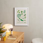 "Greens are Good" - Art Print in Creamed Spinach by Ani Somi - In a Room