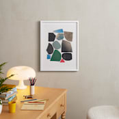 "Paper salad 1" - Art Print in Wasabi by Elliot Stokes - In a Room