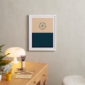 "3 Season Sport | Soccer" - Art Print in Navy by pacifica project - In a Room