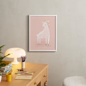 "Little Deer" - Art Print in Blush by Lori Wemple - In a Room