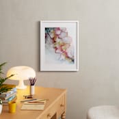 "Dreaming 2" - Art Print in Coral by Kathy Par - In a Room