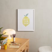"sunshine lemon" - Art Print in Lemon by Karidy Walker - In a Room