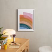 "paper rainbow" - Art Print in Rainbow by Carrie Moradi - In a Room