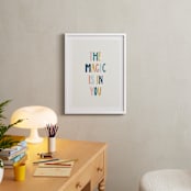 "the magic is in you" - Art Print in Buttercream by Elizabeth Bishop - In a Room